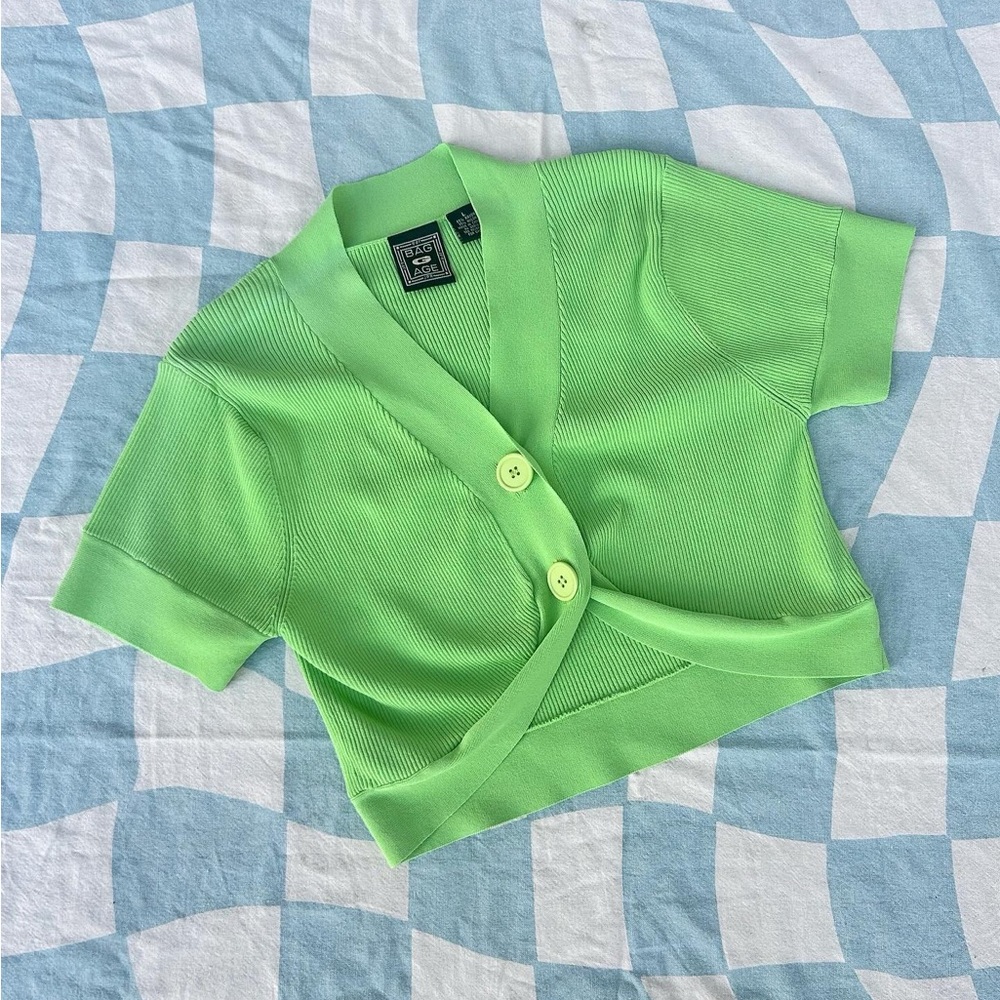 Green Baggage JPR Shrug Y2K